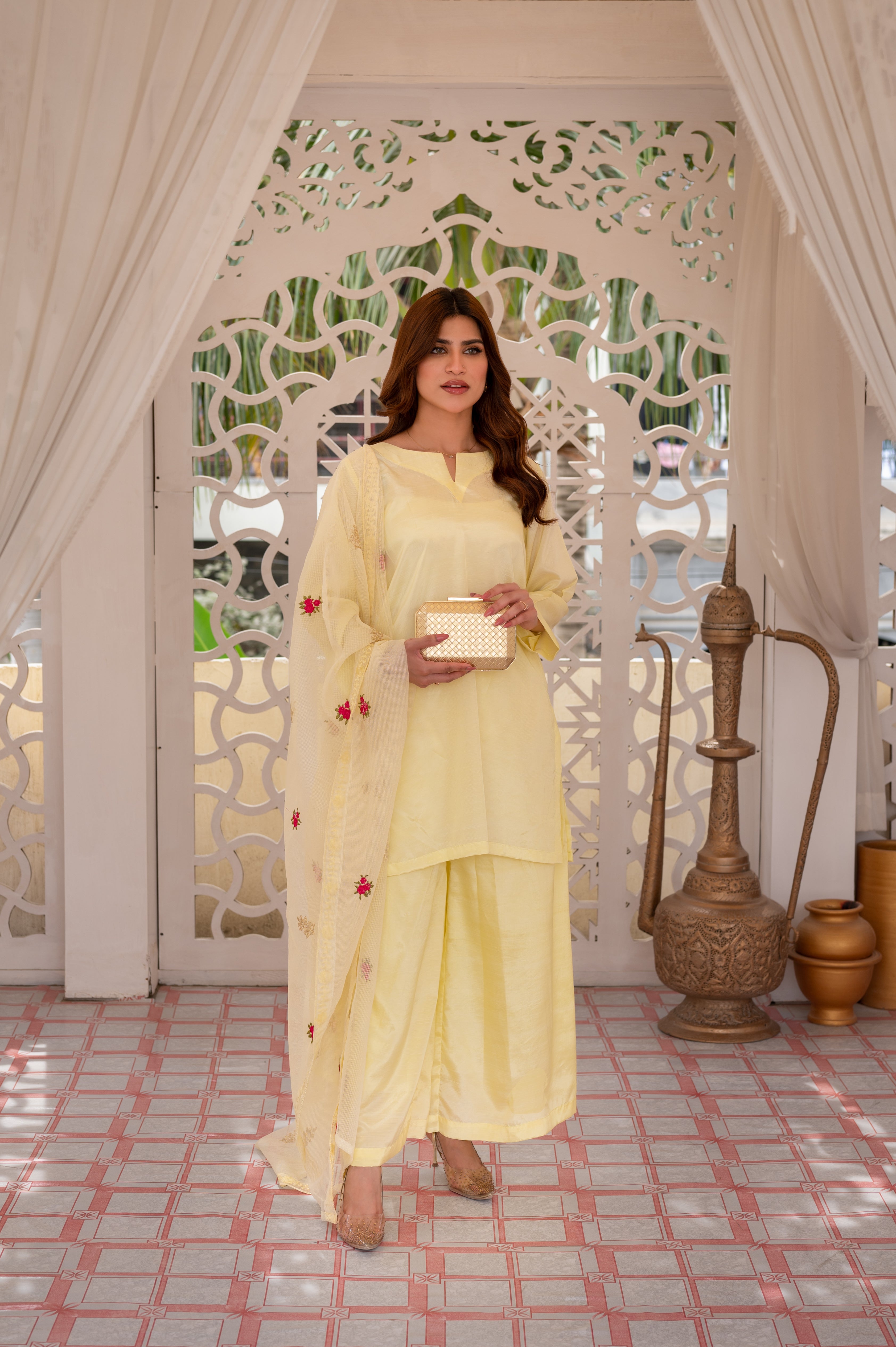 Chaandni Zard – چاندنی زرد - Cotton Silk